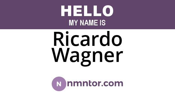 Ricardo Wagner