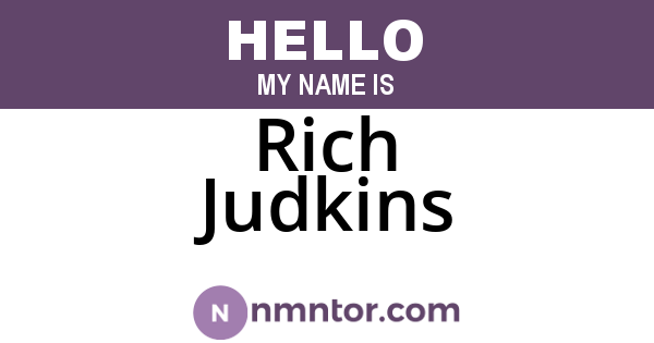 Rich Judkins