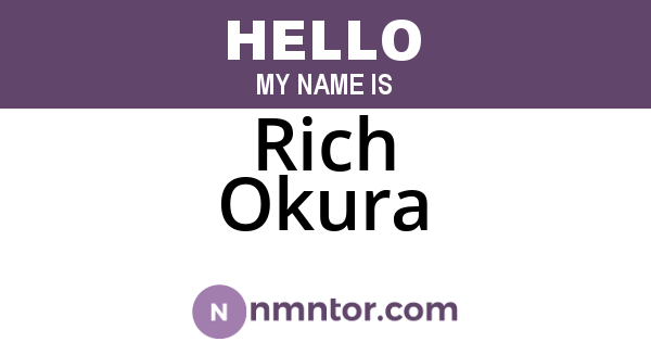Rich Okura