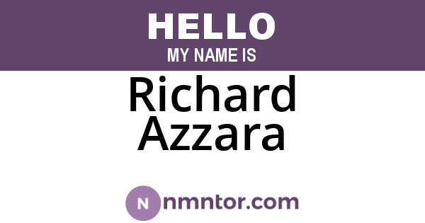 Richard Azzara
