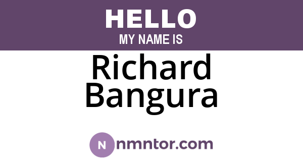 Richard Bangura
