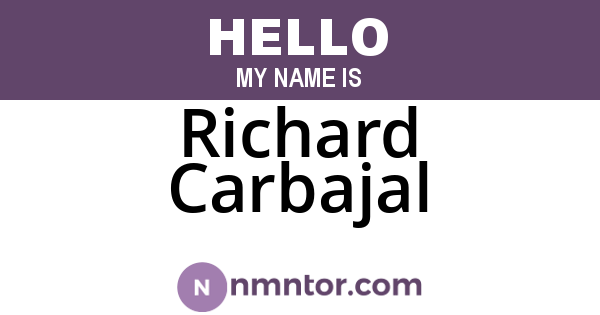 Richard Carbajal