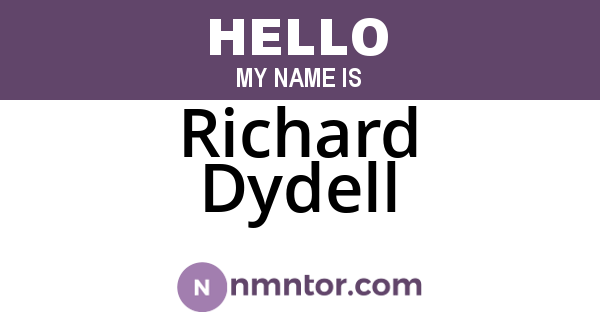 Richard Dydell