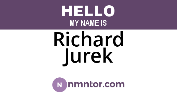 Richard Jurek