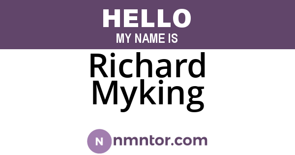 Richard Myking