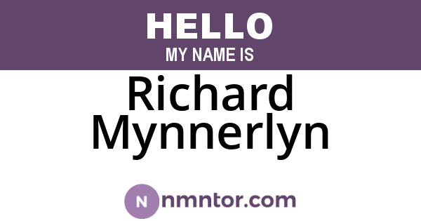 Richard Mynnerlyn