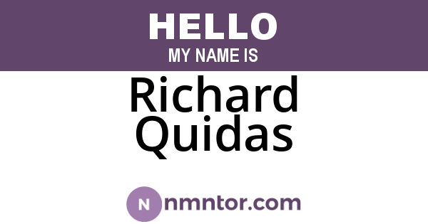 Richard Quidas