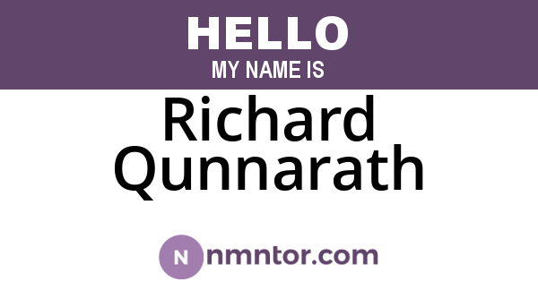 Richard Qunnarath