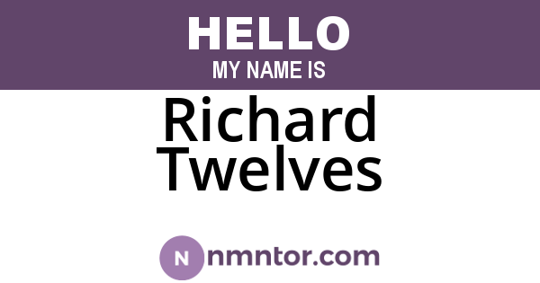 Richard Twelves