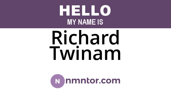 Richard Twinam