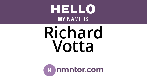 Richard Votta