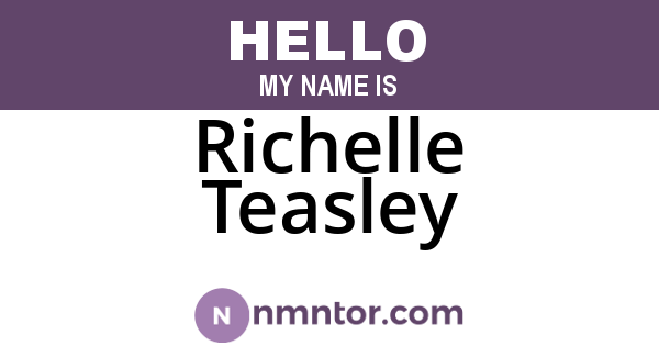 Richelle Teasley