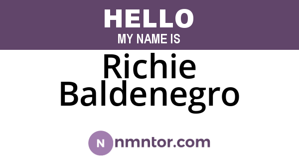 Richie Baldenegro