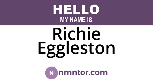 Richie Eggleston