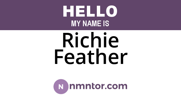Richie Feather