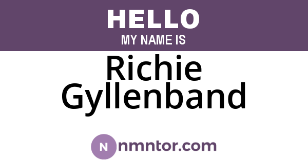 Richie Gyllenband