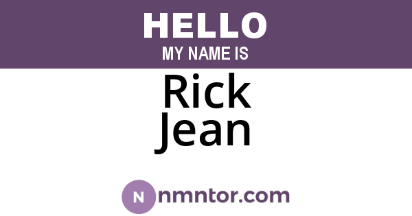 Rick Jean