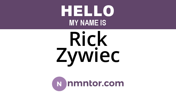 Rick Zywiec