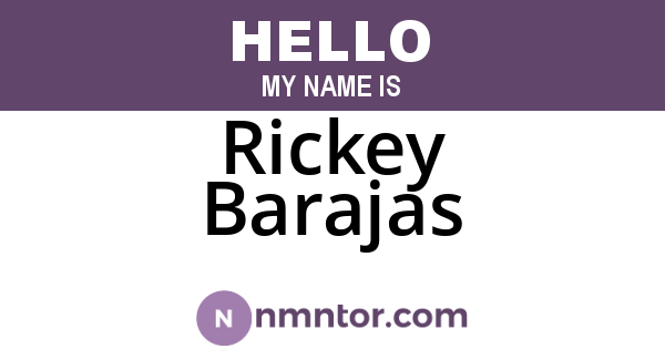 Rickey Barajas