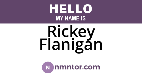Rickey Flanigan