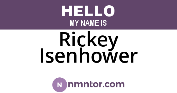Rickey Isenhower