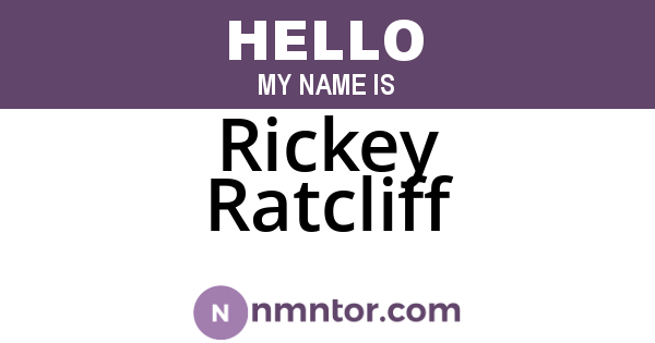 Rickey Ratcliff