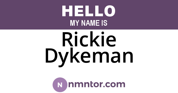 Rickie Dykeman