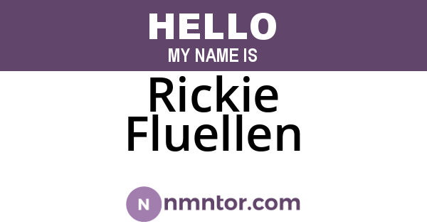 Rickie Fluellen