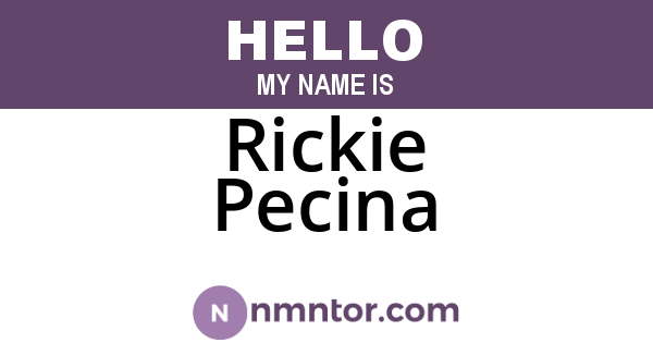 Rickie Pecina