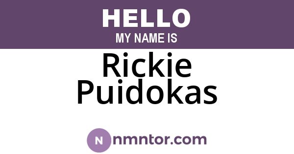 Rickie Puidokas