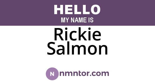 Rickie Salmon