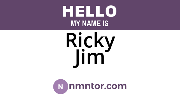 Ricky Jim