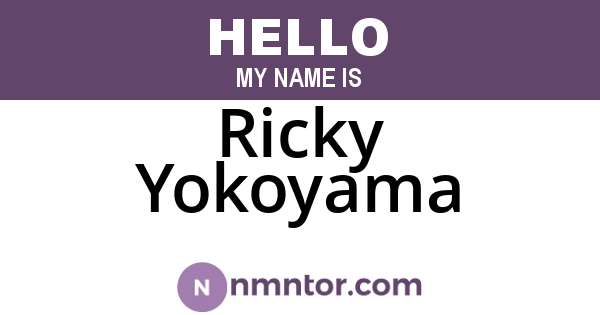 Ricky Yokoyama