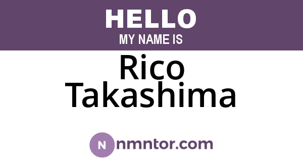 Rico Takashima