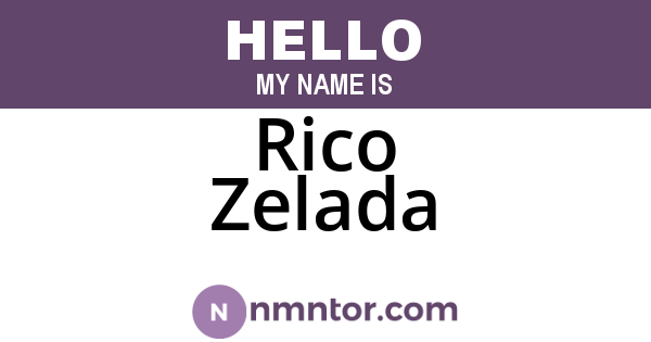 Rico Zelada