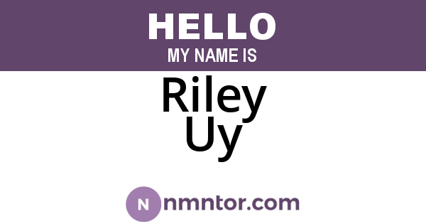 Riley Uy