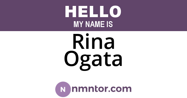 Rina Ogata