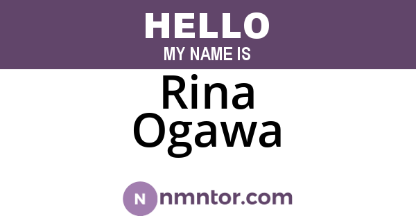 Rina Ogawa