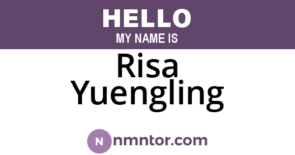 Risa Yuengling