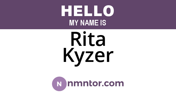 Rita Kyzer