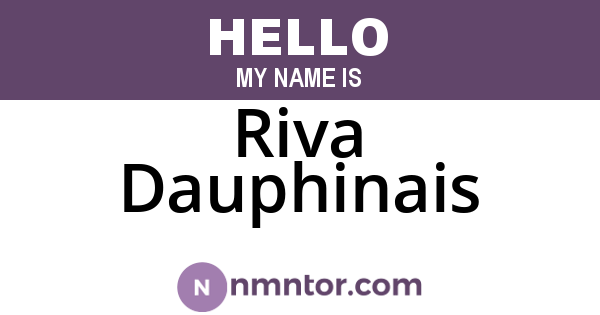 Riva Dauphinais