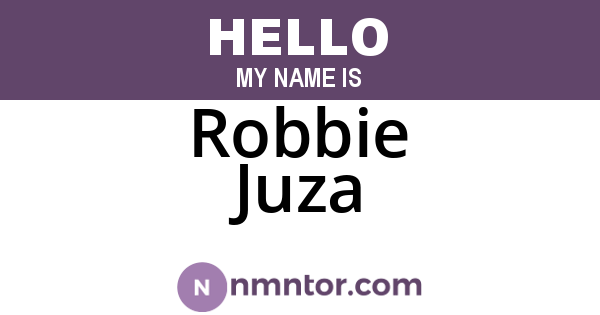 Robbie Juza