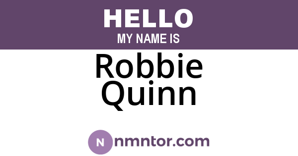 Robbie Quinn