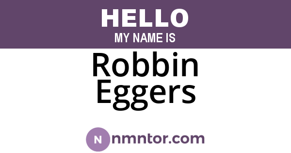 Robbin Eggers