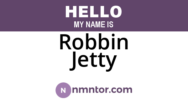 Robbin Jetty