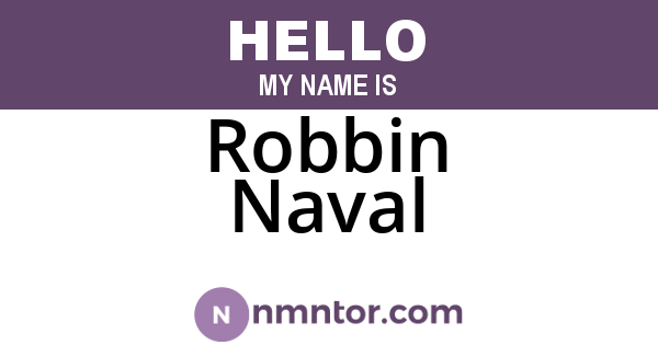 Robbin Naval