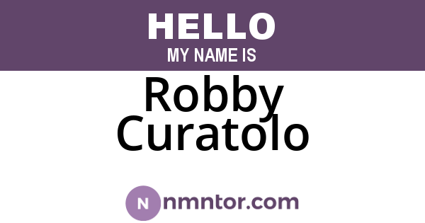 Robby Curatolo