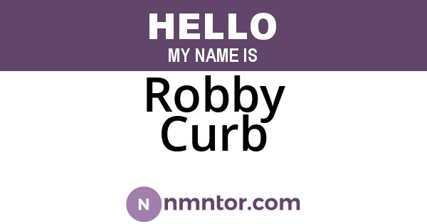 Robby Curb