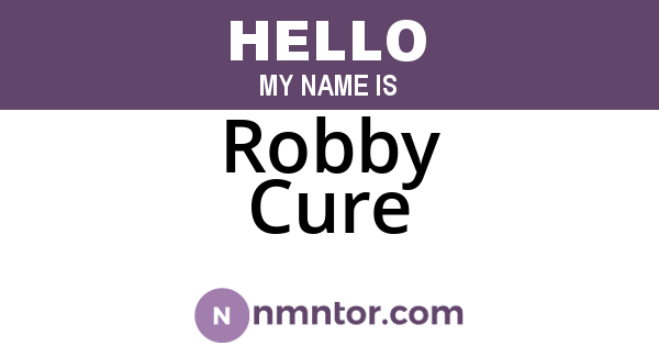 Robby Cure
