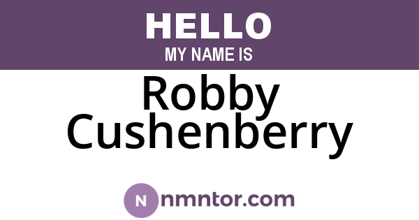 Robby Cushenberry